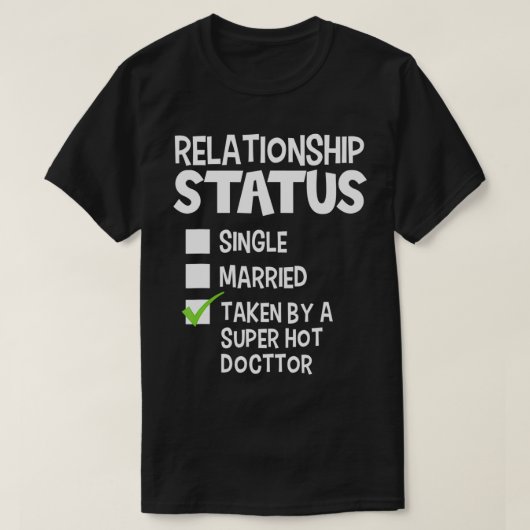 T-shirt Funny His and Her Gift Idea Doctor Relationship St (Design devant)