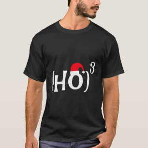 T-shirt Funny Ho Cubed Math de Noël