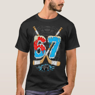 T-shirt Funny Hockey Ice 67 Crème Glacée Fondante Gen Alph