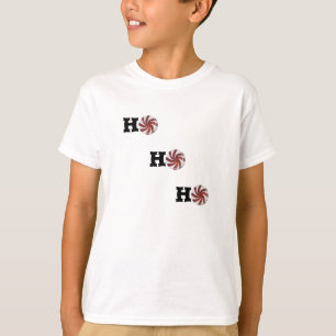T-shirt Funny Holiday Ho Ho Ho Pepperment Candy