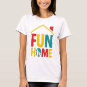 T-shirt Funny Home (Devant)