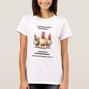 T-shirt Funny Homeschool poulet