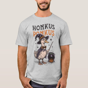 T-shirt Funny Honkus Ponkus Vintage Duck Wizard Halloween