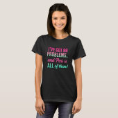 T-shirt Funny Hormonal Uterus (Devant entier)