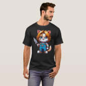 T-shirt Funny Horror Halloween Chuckie Cat (Devant entier)