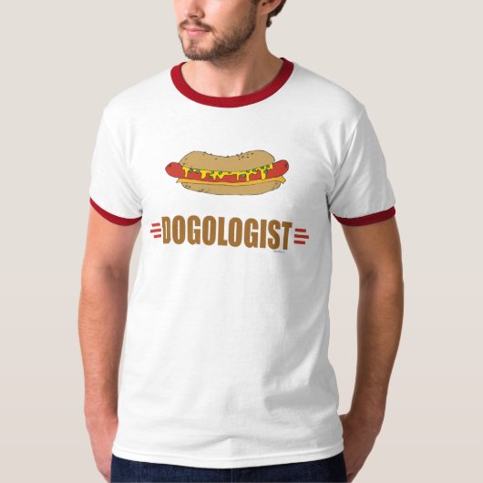 T-shirt Funny Hot Dog (Devant)