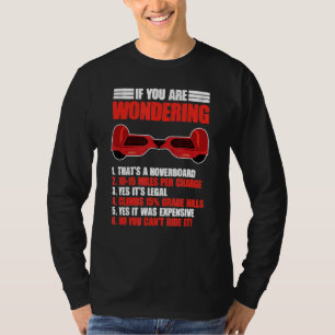 T-shirt Funny Hoverboarding Scooter électrique Hoverboard