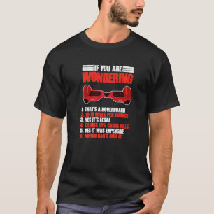 T-shirt Funny Hoverboarding Scooter électrique Hoverboard
