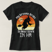 T-shirt Funny HR Witch Ressources humaines Costume d'Hallo (Design devant)