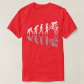 T-shirt Funny Human Evolution (Design devant)