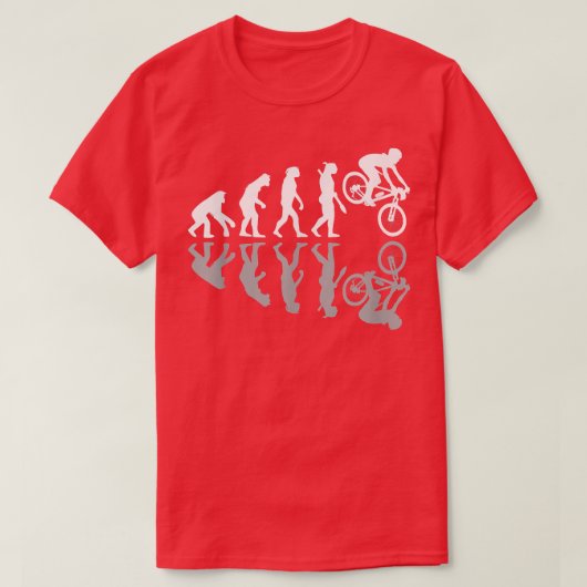 T-shirt Funny Human Evolution (Design devant)