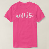 T-shirt Funny Human Surfing Evolution Surfer Wave Beach Su (Design devant)