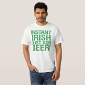 T-shirt Funny humour de bière irlandaise (Devant entier)