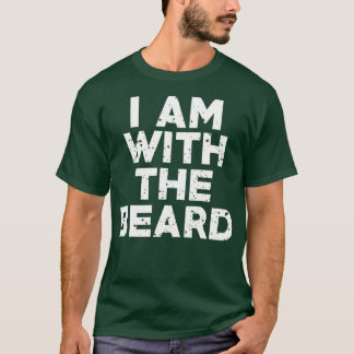 T-shirt Funny Humour de nouveauté Je suis avec la barbe 1