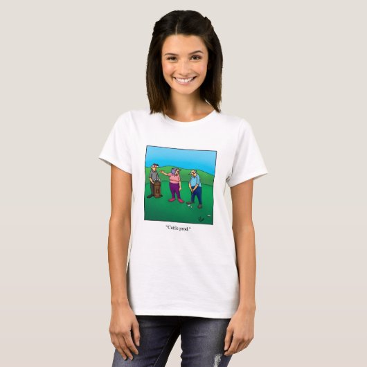 T-shirt Funny Humour Tee - shirt (Devant entier)