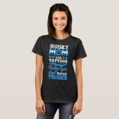 T-shirt Funny Husky Maman fixe (Devant entier)