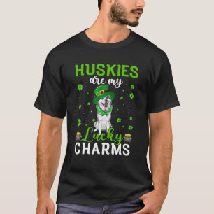 T-shirt Funny Husky St. Patricks Day Pyjama Pour Hommes Fe