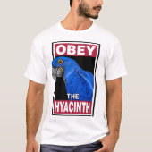 T-shirt Funny Hyacinth Macaw Parrot Art (Devant)