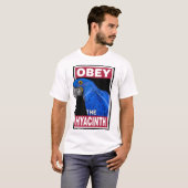 T-shirt Funny Hyacinth Macaw Parrot Art (Devant entier)