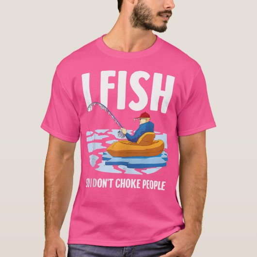 T-shirt Funny I Fish (Devant)