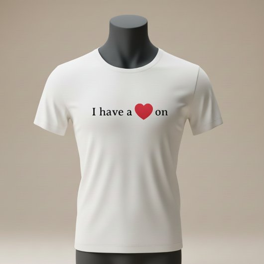 T-shirt Funny “I Have a Heart On” Pun