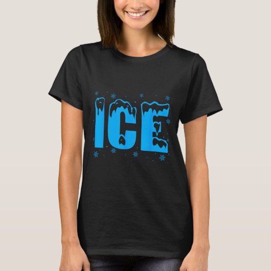 T-shirt Funny Ice Costume Halloween 2024 Family Matching (Devant)
