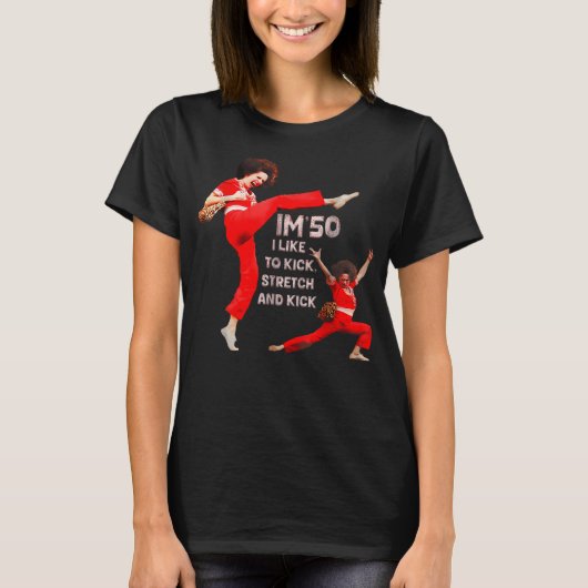 T-shirt Funny Im Fifty Five-Oh 50 Sally Kick Lady Omalley (Devant)
