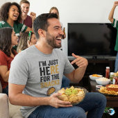 T-shirt Funny I'm Just Here For The Snacks Taco Personaliz
