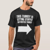 T-shirt Funny Inappropriate Thanksgiving Day Matching Coup (Devant)