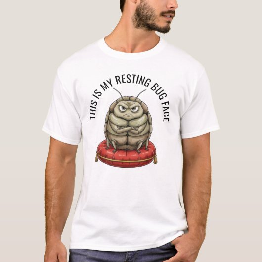 T-shirt Funny Insect Bug Unisex (Devant)