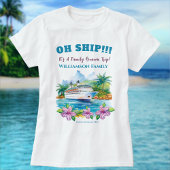 T-shirt Funny Island Cruise Ship Reunion famille de bateau