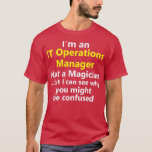T-shirt Funny IT Manager Emploi Technologies de l'informat<br><div class="desc">Funny IT Manager Job Information Technology Career Tech Computer Director Boss Gift T.Découvrez notre sélection de t-shirts pour le meilleur dans des pièces uniques ou personnalisées,  faites à la main dans nos boutiques de vêtements</div>