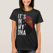 T-shirt Funny It's In My Dna Papua New Guinea Flag Fingerp (Devant)