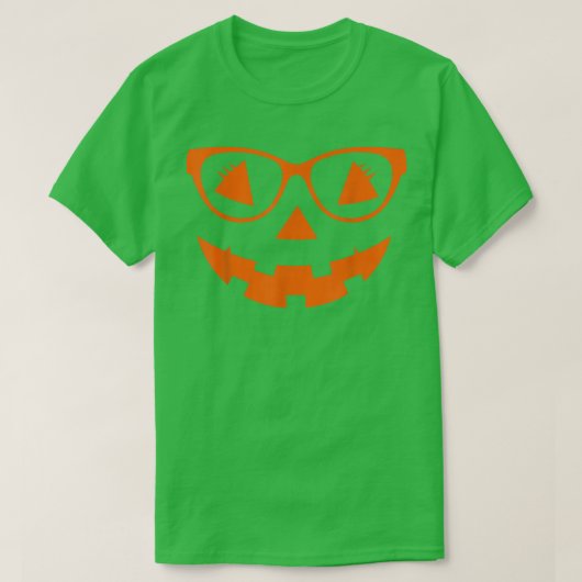T-shirt Funny Jack O Lantern Face Pumpkin Halloween Costum (Design devant)