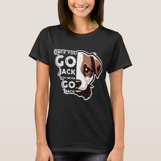 T-shirt Funny Jack Russell Terrier Chien (Devant)