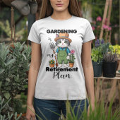 T-shirt Funny Jardinage dit chat