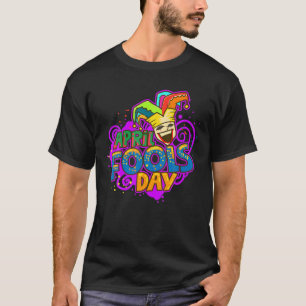 T-shirt Funny Jester Happy April Fool's Day, Jokes Pranks
