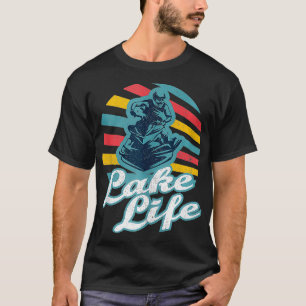 T-shirt Funny Jet Ski Lake Life Retro les années 70 Été Vi