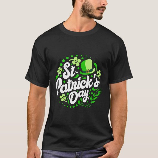 T-shirt Funny Jour de la Saint Patrick Leprechaun (Devant)