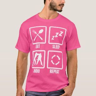 T-shirt Funny Judoka Horaire Judo Instructeur