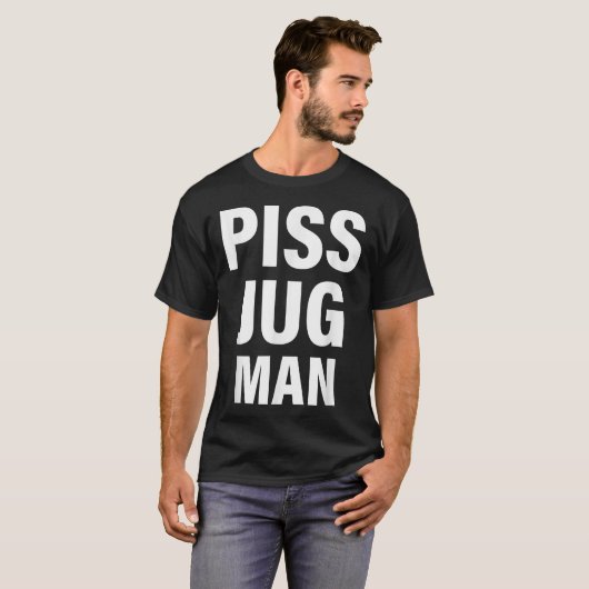 T-shirt Funny Jug Man Apparel  (Devant entier)