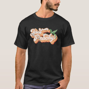 T-shirt Funny Just Peachy Retro Les années 70 Géorgie Pass