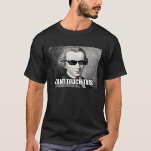 T-shirt Funny Kant Touch Ce Mème De Philosophie Hilaire T