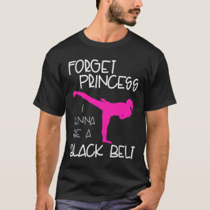 T-shirt Funny Karate Shirt Girl Black Belt Martial Arts Gi