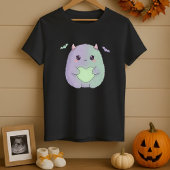 T-shirt Funny Kawaii Monster Grossesse mignonne Halloween
