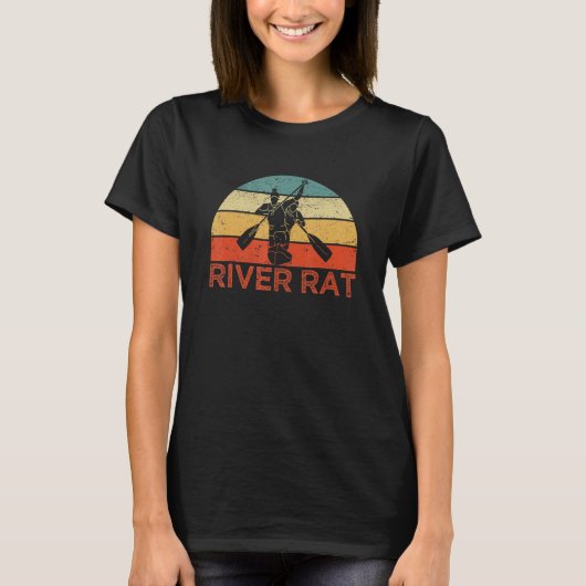 T-shirt Funny Kayaking Whitewater Rafting Kayaker Rafters (Devant)