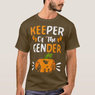 T-shirt Funny Keeper of the Gender Pumkin Baby Shower