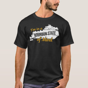 T-shirt Funny Kentucky Bourbon État d'esprit Derby