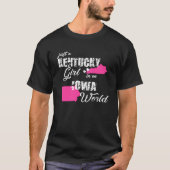T-shirt Funny Kentucky Cadeaux Chemises Juste une fille Ke (Devant)