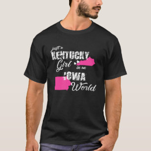 T-shirt Funny Kentucky Cadeaux Chemises Juste une fille Ke